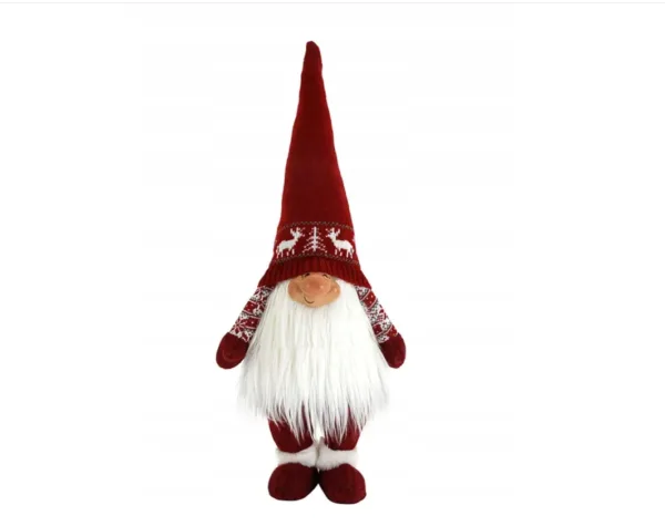 ŚWIĘTY MIKOŁAJ STOJĄCY FIGURA OZDOBA ŚWIĄTECZNA 70 cm z SKANDYNAWI GNOM