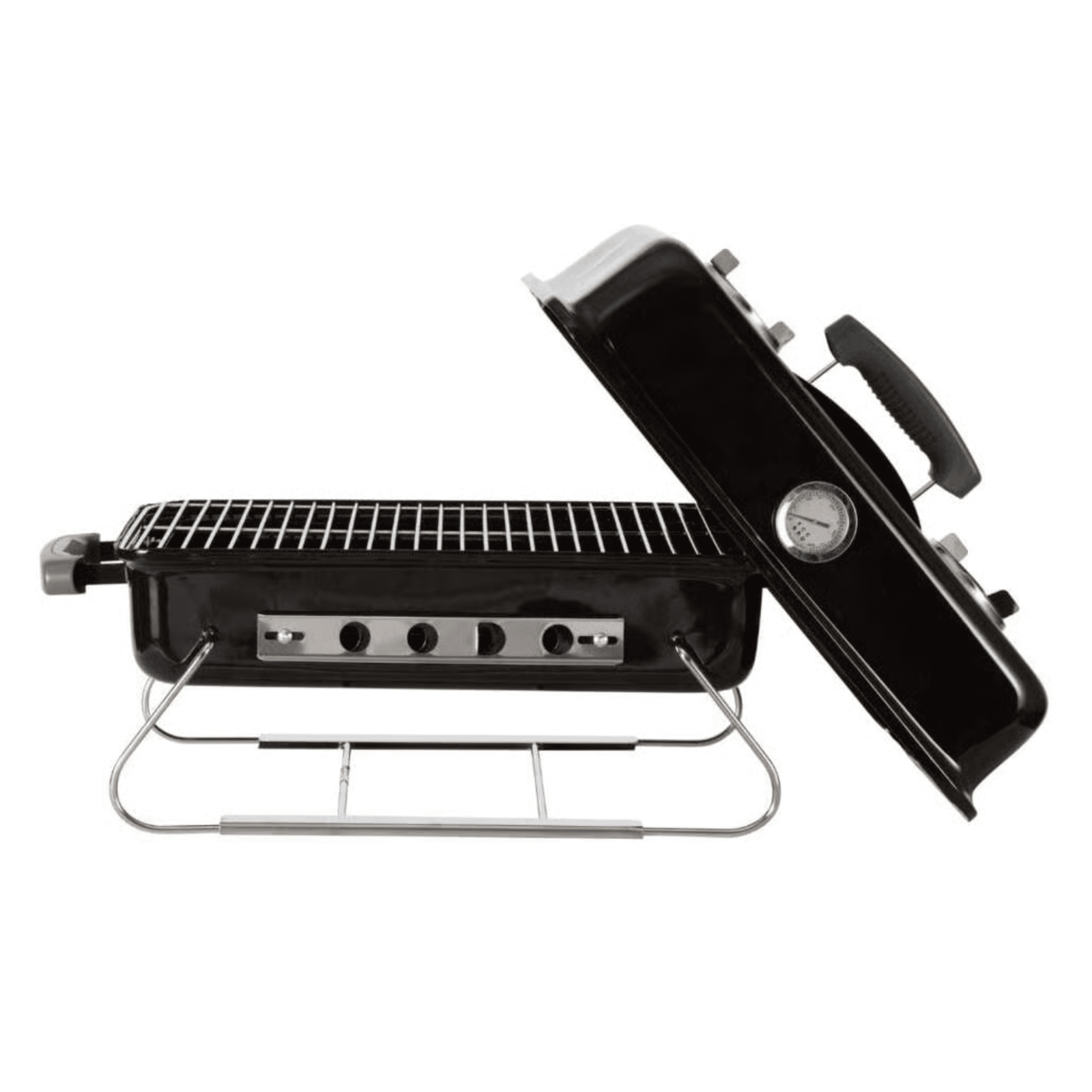GRILL WĘGLOWY TURYSTYCZNY Z TERMOMETREM ZAMYKANY PRZENOŚNY GO ANYWHERE - obrazek 7