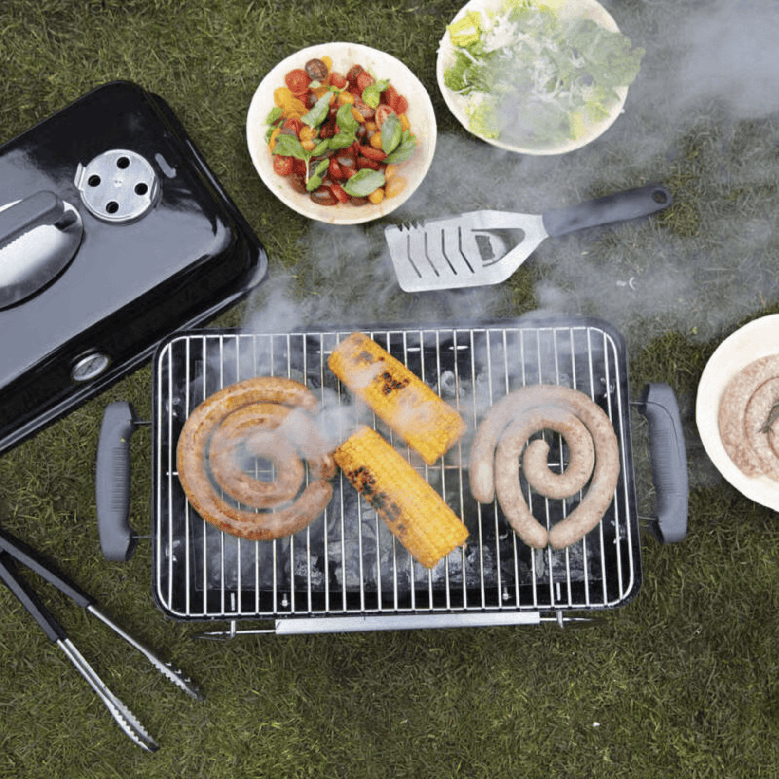 GRILL WĘGLOWY TURYSTYCZNY Z TERMOMETREM ZAMYKANY PRZENOŚNY GO ANYWHERE - obrazek 12